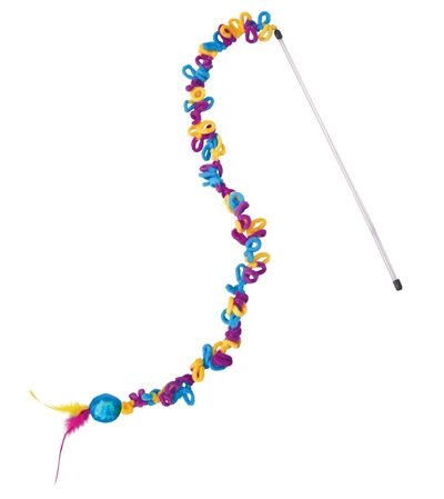 KONG kattenhengel KONG TEASER LOOPZ 46×4,5 cm – multikleur