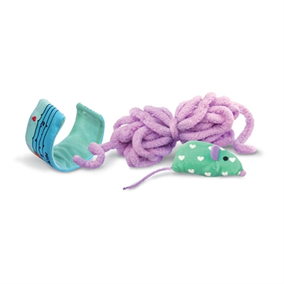 KONG Pull-A-Partz kattenlicht speelgoed Assorti 11,5×7,5 cm – Assorti
