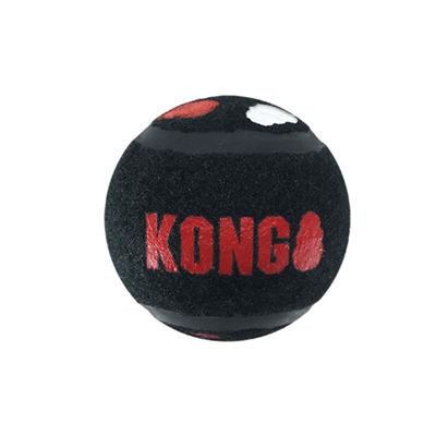 KONG Sportbälle Assorted 8,5×8,5 cm - 2 Stück mit Filz-Außenseite