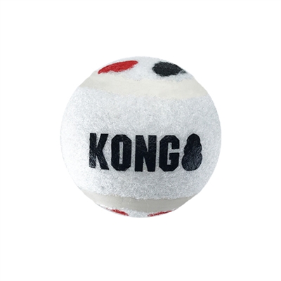 KONG hondenballen KONG SIGNATURE SPORT ASSORTI 5×5 cm – 3 stuks