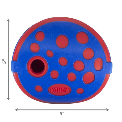 KONG hondenvoerdispenser KONG REWARDS WALLY 12,5×12,5 cm – Blauw/Rood