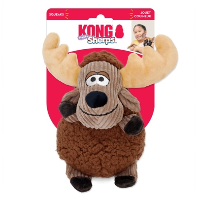 KONG hondenspeelgoed KONG SHERPS FLOOFS BIG MOOSE 21,5×11×26,5 cm – bruin