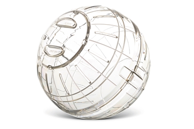 SAVIC Hamsterbal Runner | Stevige kunststof loopbal voor hamster - Transparant assorti - 18 cm