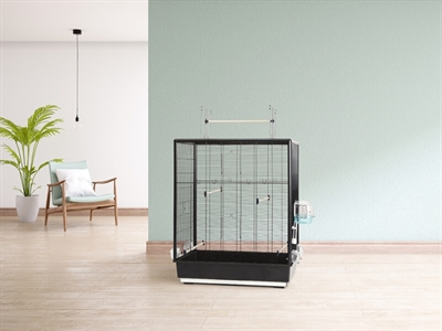 SAVIC Vogelkooi Primo 60 Open Empire Zwart 80×50×95 cm – Ruim & Compleet