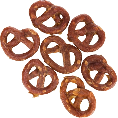TRIXIE Hondsnack MINI PRETZELS 69% kip - Rijk aan dierlijke eiwitten - 100 g