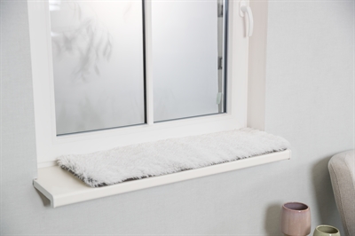 TRIXIE Ligmat Harvey Vensterbank 90×28 cm – Wit/Zwart