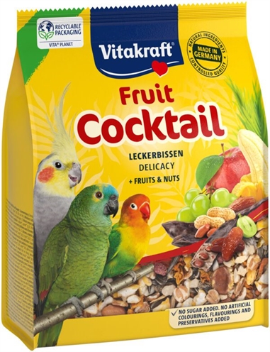 VITAKRAFT Parkiet Delicacy Fruit Cocktail 250 gr – Fruits & Noten