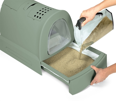 IMAC Kattenbak Zuma 56×40×42,5 cm – Groen