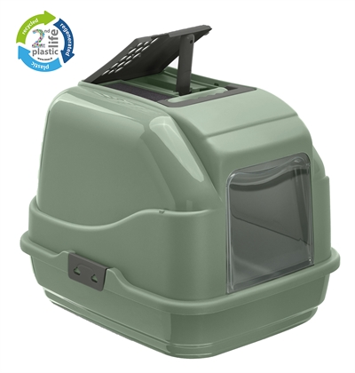 IMAC Kattenbak Easy Cat 50×40×40 cm – Gerecycled Groen
