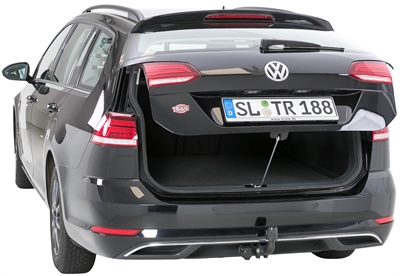 TRIXIE Kofferbakhouder Carcooler houdt kofferbak op kier | gegalvaniseerd metaal - grijs - 40 cm