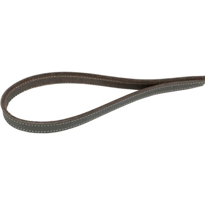 TRIXIE Hondenriem Rustic Vetleer Grijs 100×2,5 cm – L-XL