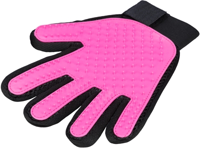 TRIXIE Vachtverzorgingshandschoen 16×24 cm – Roze/Zwart