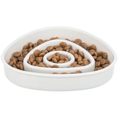 TRIXIE Slowfeeding Cat Feeder Grau 15×15 cm - Kunststoff