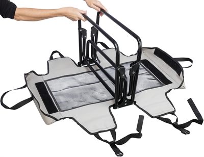 TRIXIE Hondenligbed Stretcher inklapbaar en verkoelende mesh - Grijs/Zwart - 99x60x19 cm, max 25 kg