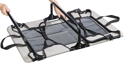 TRIXIE Hondenligbed Stretcher inklapbaar en verkoelende mesh - Grijs/Zwart - 99x60x19 cm, max 25 kg