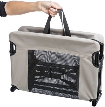 TRIXIE Hondenligbed Stretcher inklapbaar en verkoelende mesh - Grijs/Zwart - 99x60x19 cm, max 25 kg