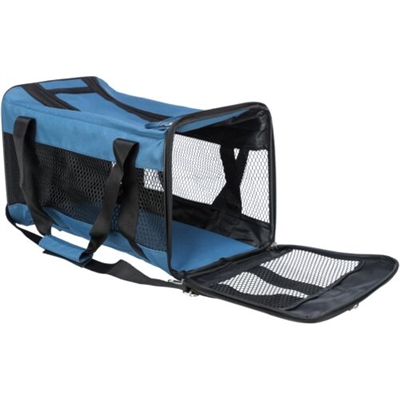 TRIXIE Draagtas Ryan blauw 47×26×27 cm – voor honden en katten tot 6 kg