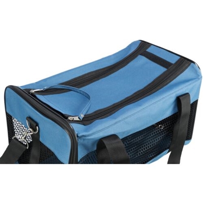 TRIXIE Draagtas Ryan blauw 47×26×27 cm – voor honden en katten tot 6 kg