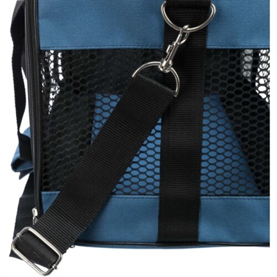 TRIXIE Draagtas Ryan blauw 47×26×27 cm – voor honden en katten tot 6 kg