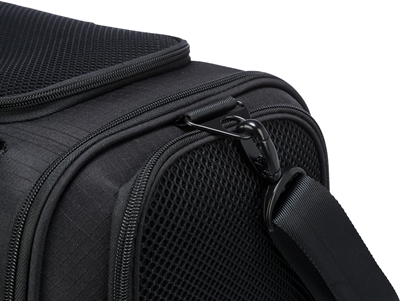 TRIXIE Vliegtuigtas Plane Zwart 44×28×25 cm – voor katten en honden