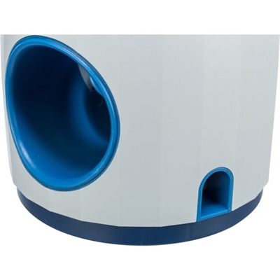 TRIXIE Dog Activity Strategiespel Ball & Treat - interactief denkspel met snackautomaat - lichtgrijs/blauw - 17x17x18 cm