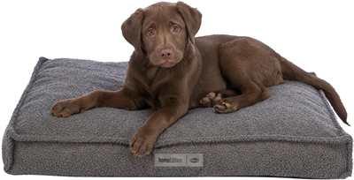 TRIXIE Hondenkussen Coline Hoekig 80×60 cm – Donkergrijs