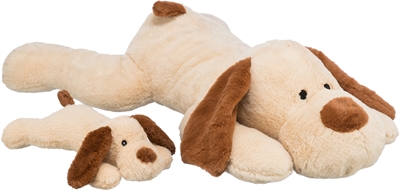 TRIXIE hondenknuffel Benny pluche beige/bruin 75×25 cm – geluidloos