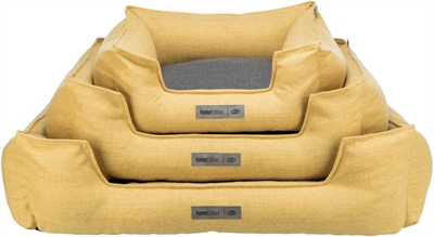 TRIXIE Hondenmand Talis Hoekig 80×60 cm – Geel / Donkergrijs
