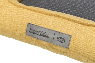 TRIXIE Hondenmand Talis Hoekig 80×60 cm – Geel / Donkergrijs
