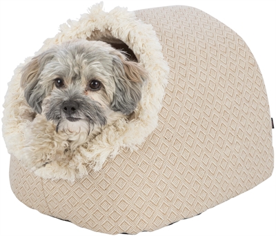 TRIXIE Kattenmand Iglo Boho Beige 35×41×26 cm – comfortabel & stijlvol
