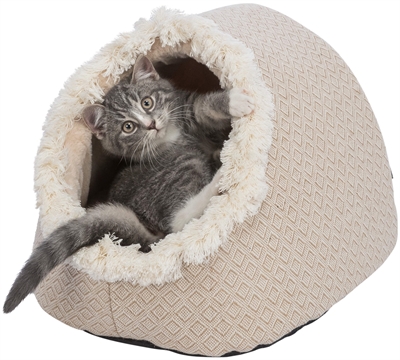 TRIXIE Kattenmand Iglo Boho Beige 35×41×26 cm – comfortabel & stijlvol