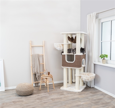 TRIXIE Krabpaal Humberto XXL 68×68 cm – Creme / Donkerbruin