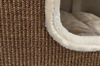 TRIXIE Krabpaal Humberto XXL 68×68 cm – Creme / Donkerbruin