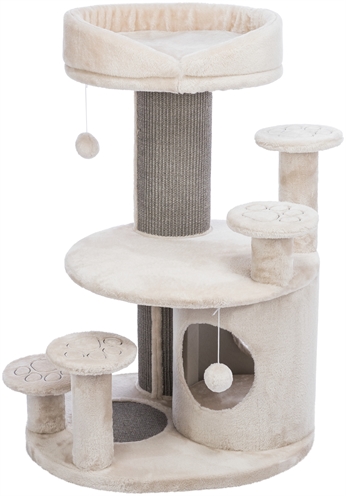 Trixie Krabpaal Emil Lichtgrijs 69×59×96 cm – Compact met Schuilhuisje