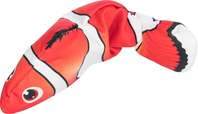 TRIXIE Kattenspeelgoed Spartel Vis Stof Catnip Oranje 23 cm