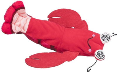 TRIXIE Kattenspeelgoed Spartel Garnaal Catnip 23 cm – Rood