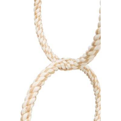 TRIXIE Zitringen Dubbele Touwring Naturel 16×16 cm – Katoen