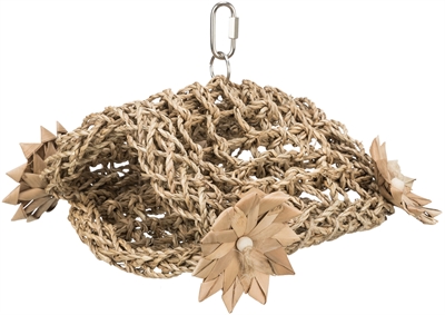 TRIXIE Zeegras Hangende Tent 19×22 cm – Vogelspeelgoed