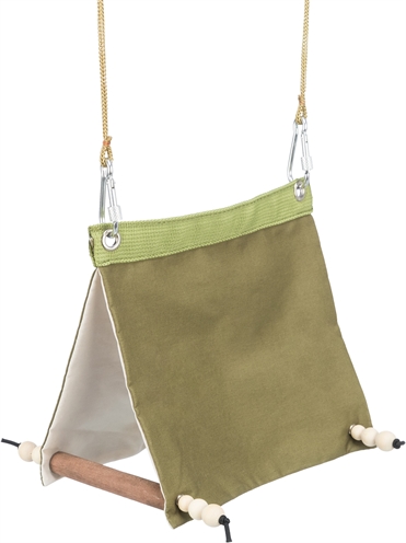 TRIXIE Vogeltent Hangend Groen 16×18×20 cm – Katoen