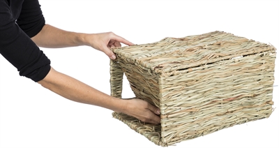 TRIXIE Cavia Grashuis Hoekig 45×27×22 cm – 100% Natuurlijk