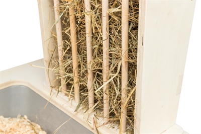 TRIXIE Voederstation Hout Natuur 70×47×41 cm – Voor Konijnen & Knaagdieren