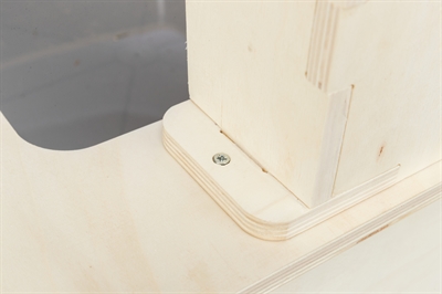 TRIXIE Voederstation Hout Natuur 70×47×41 cm – Voor Konijnen & Knaagdieren