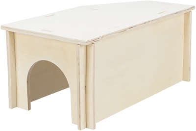 TRIXIE Schuilhuisje Konijnen Naturel 50×33×23 cm – Insteeksysteem