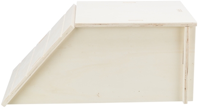 TRIXIE Schuilhuisje Konijnen Huis Bent 51×33 cm – Natuurkleur