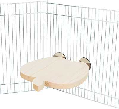TRIXIE Schuil- en Ligplaats Degoes Hout 21×1,2 cm – 3 stuks