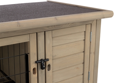 TRIXIE Natura Knaagdierhok 116×65×111 cm – Grijsgroen