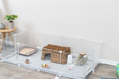 TRIXIE Indoorren voor Knaagdieren 140×70×35 cm – Wit