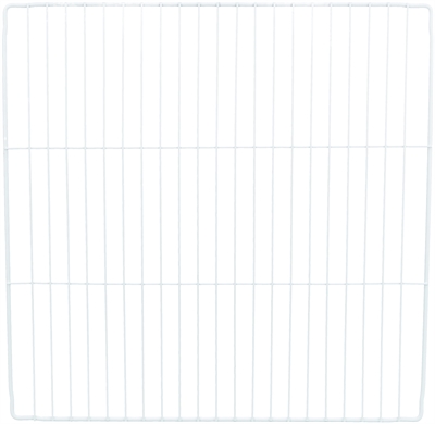 TRIXIE Erweiterungsplatten 4 Stück 35×35 cm – Metall Weiß