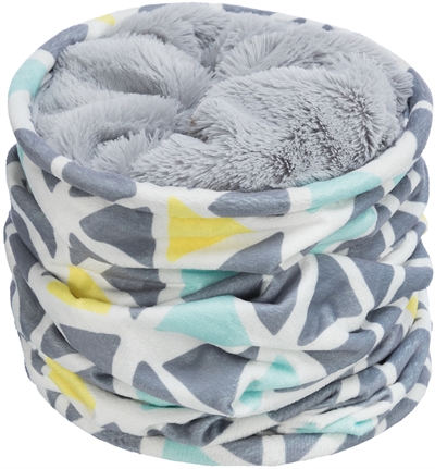 TRIXIE Knaagdiertunnel Sunny Pluche Grijs 70×19 cm – Assorti