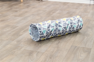 TRIXIE Knaagdiertunnel Sunny Pluche Grijs 70×19 cm – Assorti